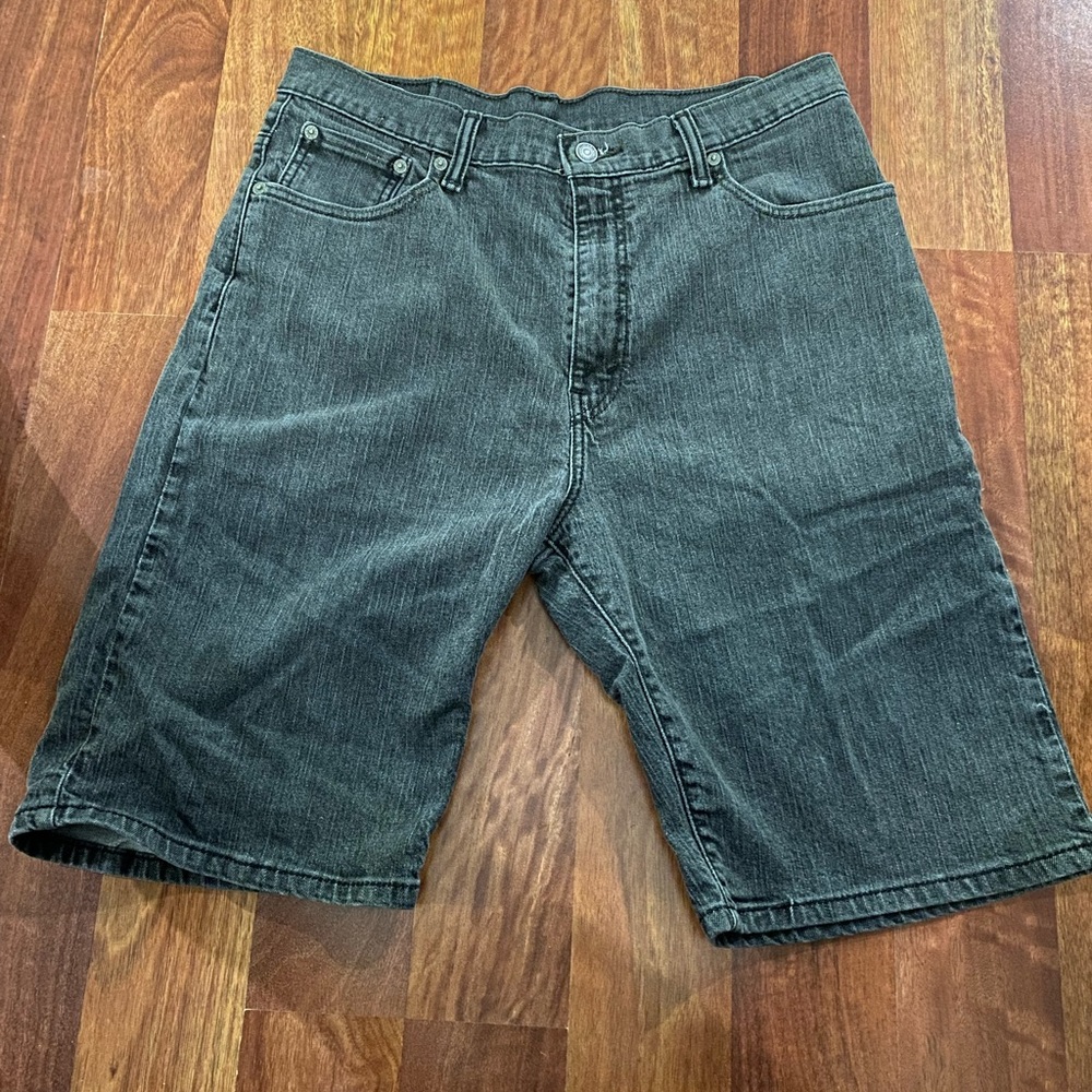 Levi’s Black Jean Shorts